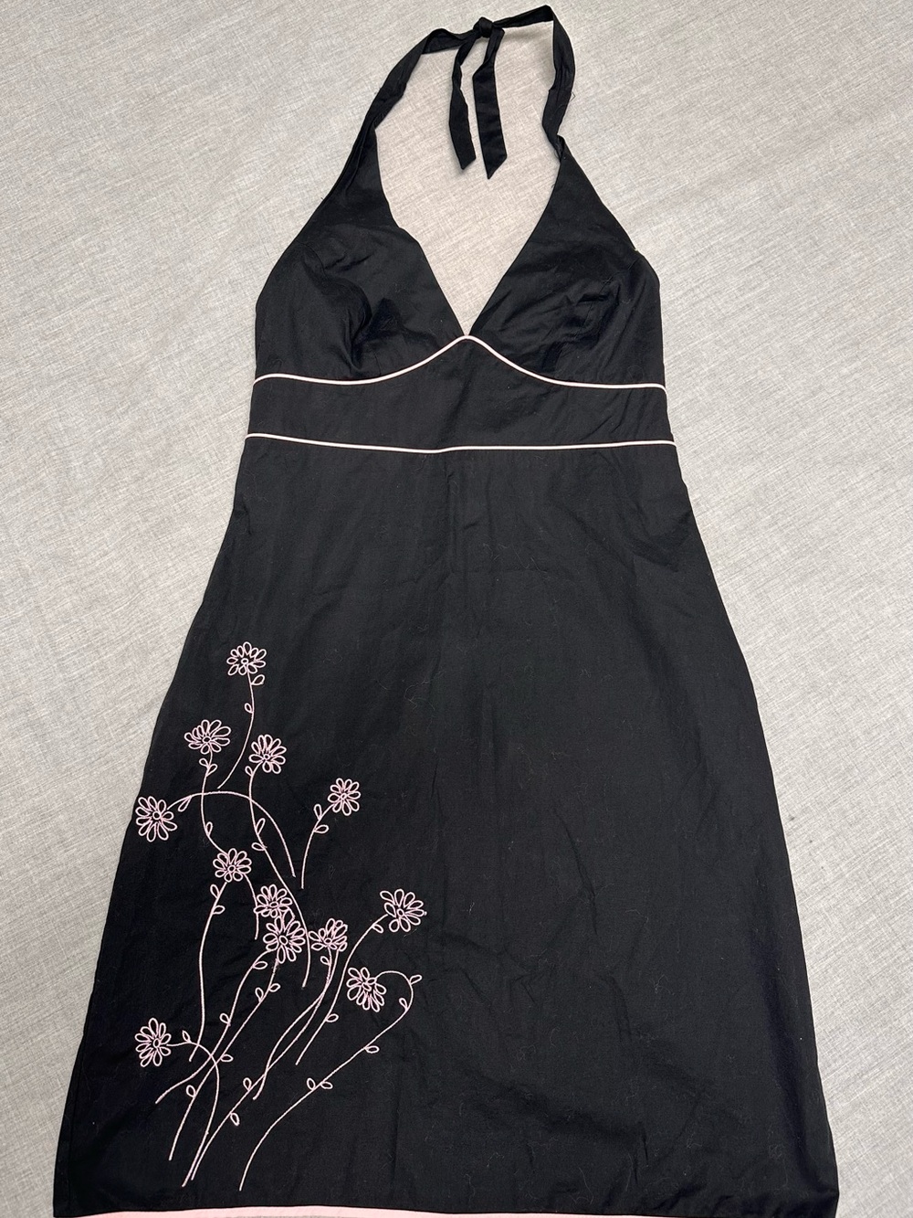 🖤 VINTAGE Y2K XHILARATION HALTER MINI DRESS 🖤